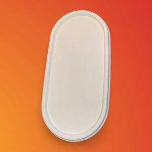 Tupperware 1616 Replacement Lid Seal White Modular Mates Oval Container USA VTG